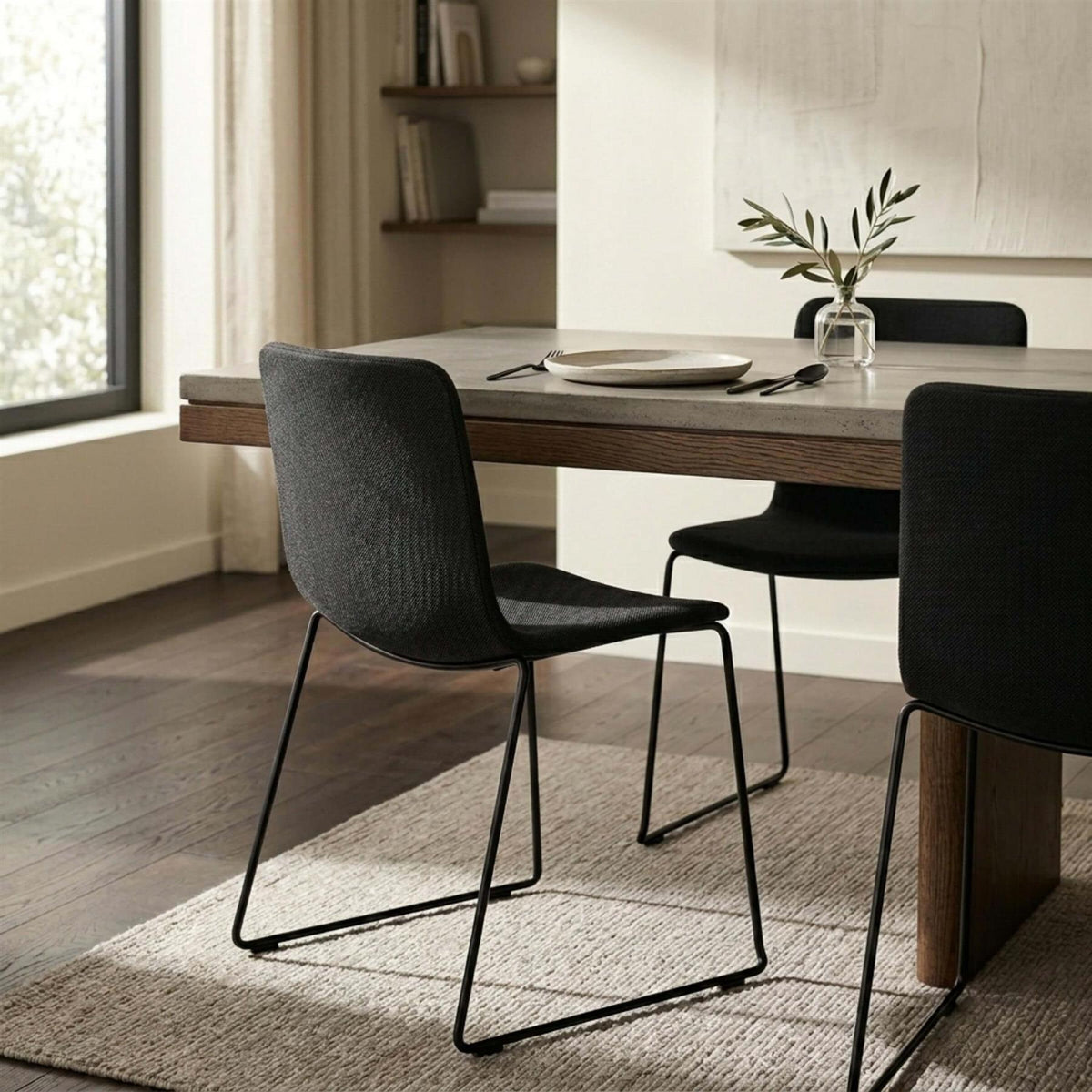 Fredericia Pato Sledge Chair, Fully Upholstered