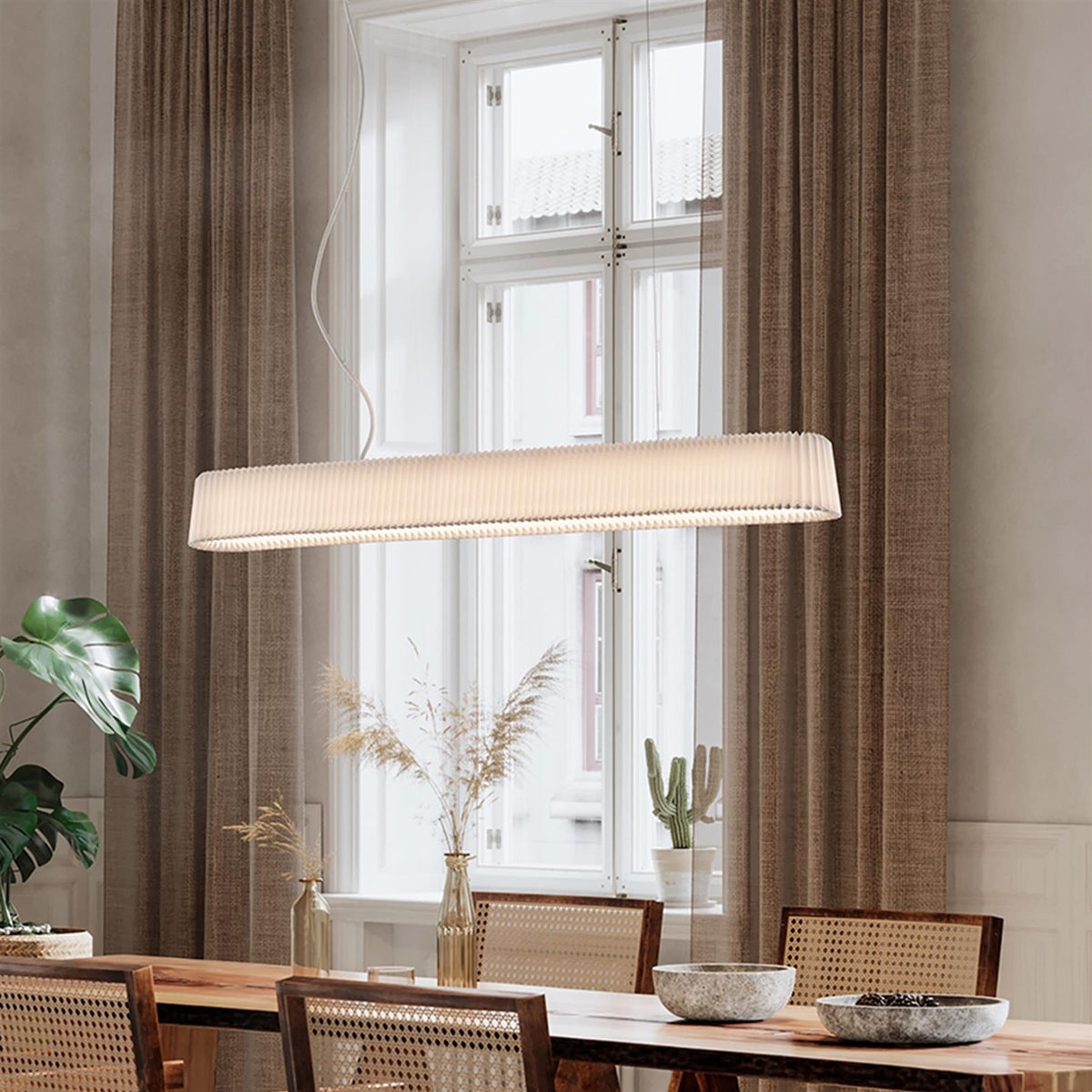 Le Klint Long Pleat Linear Pendant Light