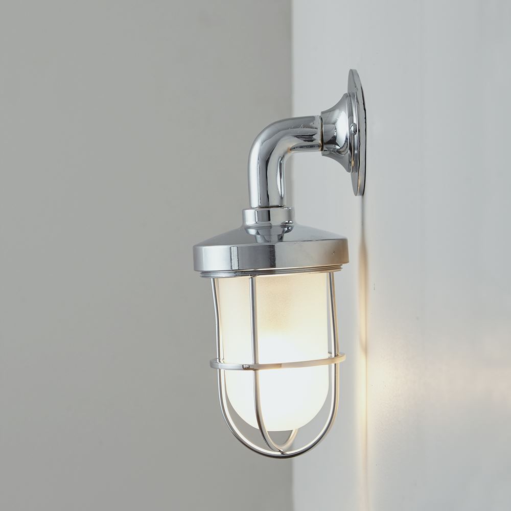 Davey Miniature Ship's Well Glass Wall Light