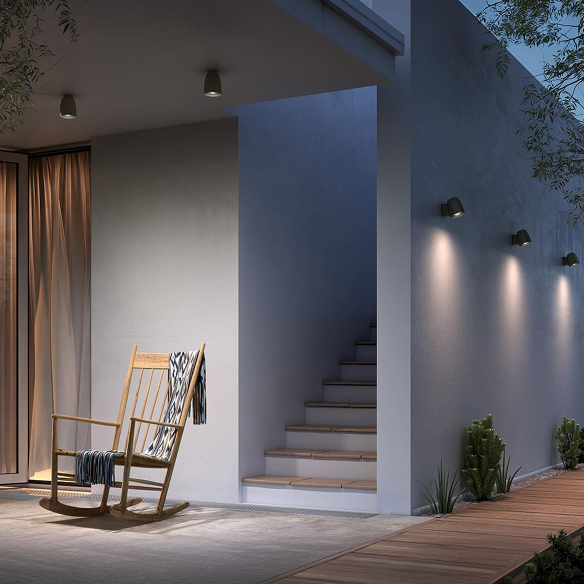 Bover Nut PF/10 Outdoor Ceiling Light