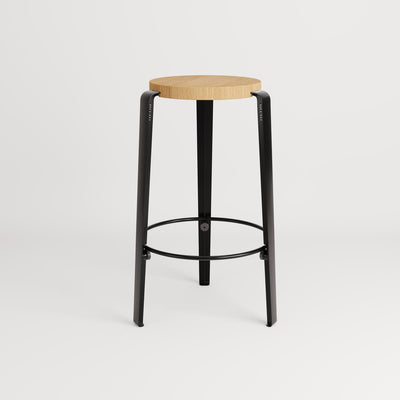 TIPTOE MI LOU Stool - Wooden Seat