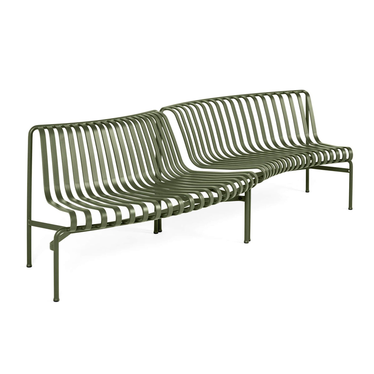 HAY Palissade Garden Park Dining Bench - In Out