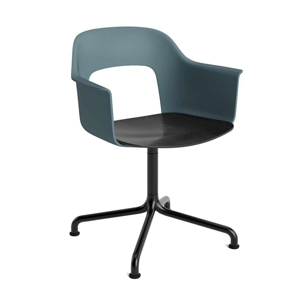 HAY Layout Armchair 252 with 4 Star Swivel Arc Base