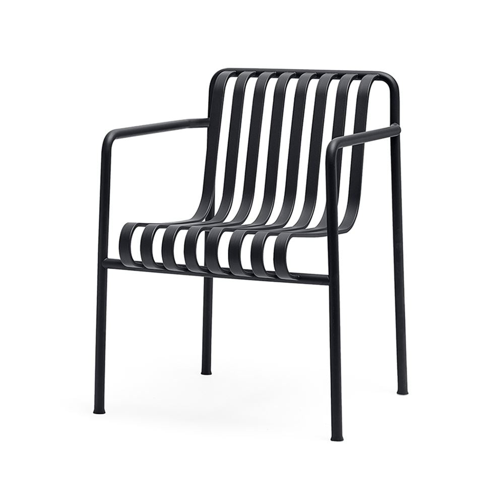 Outlet HAY Palissade Garden Furniture Dining Armchair - Anthracite