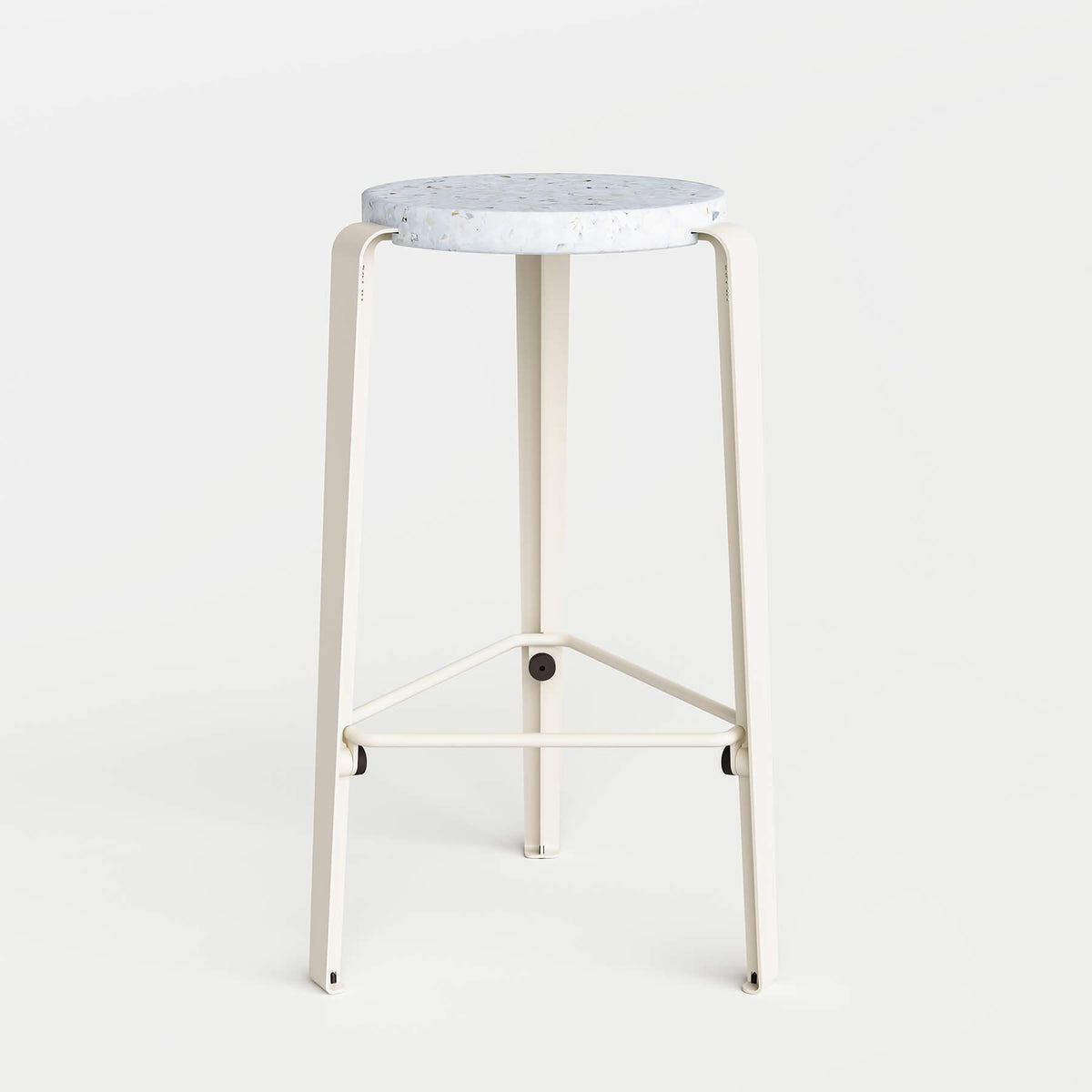 TIPTOE LOU Breakfast Bar Stool Stool - Recycled Plastic Seat