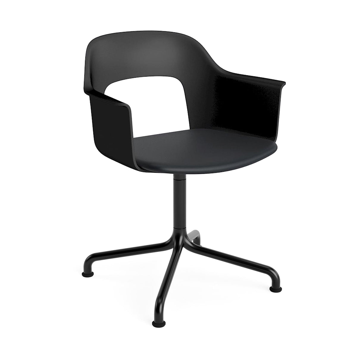 HAY Layout Armchair 253 with 4 Star Swivel Arc Base