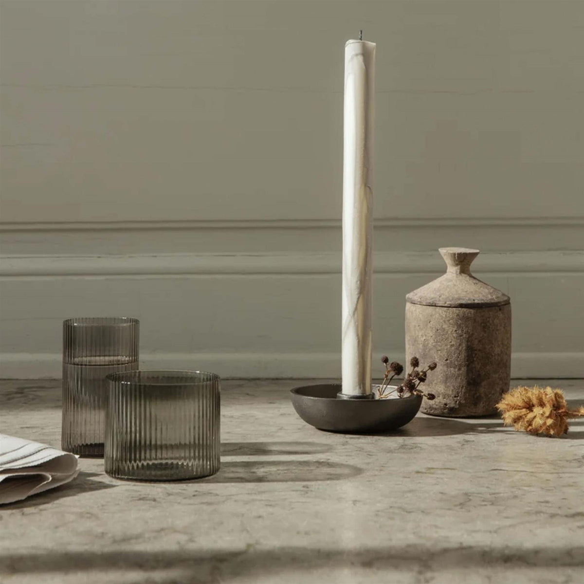 Ferm Living Ripple Low Drink Glasses - Set of 4