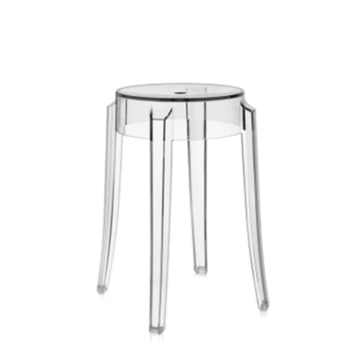 Kartell Charles Ghost Garden Stool
