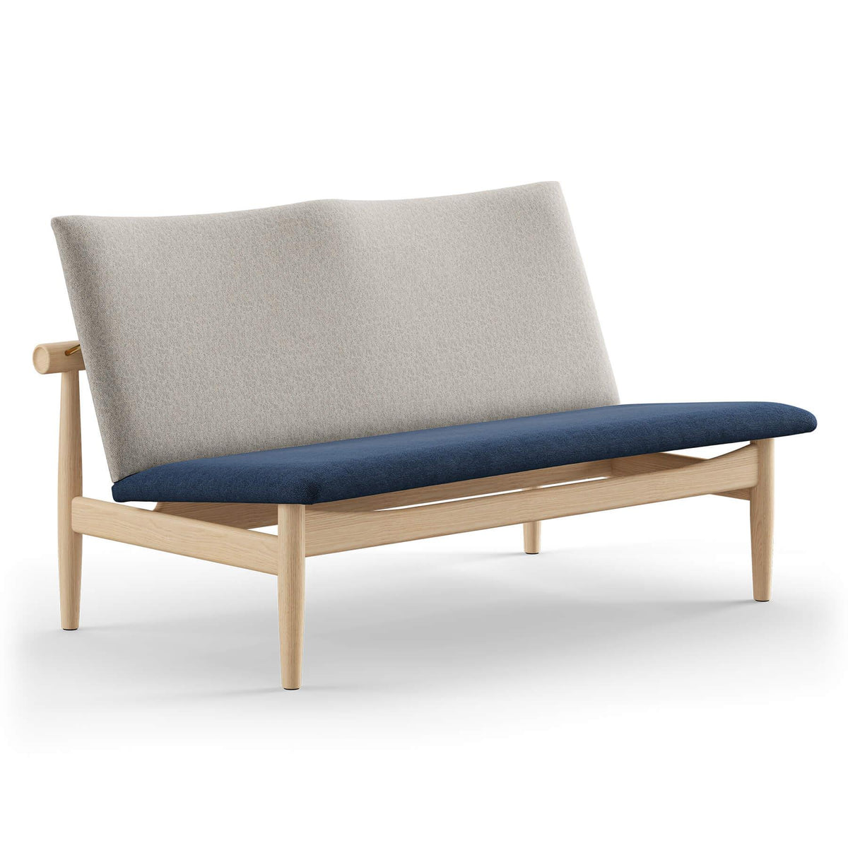 Finn Juhl The Japan 2 Seater Sofa in Clear Oiled Oak