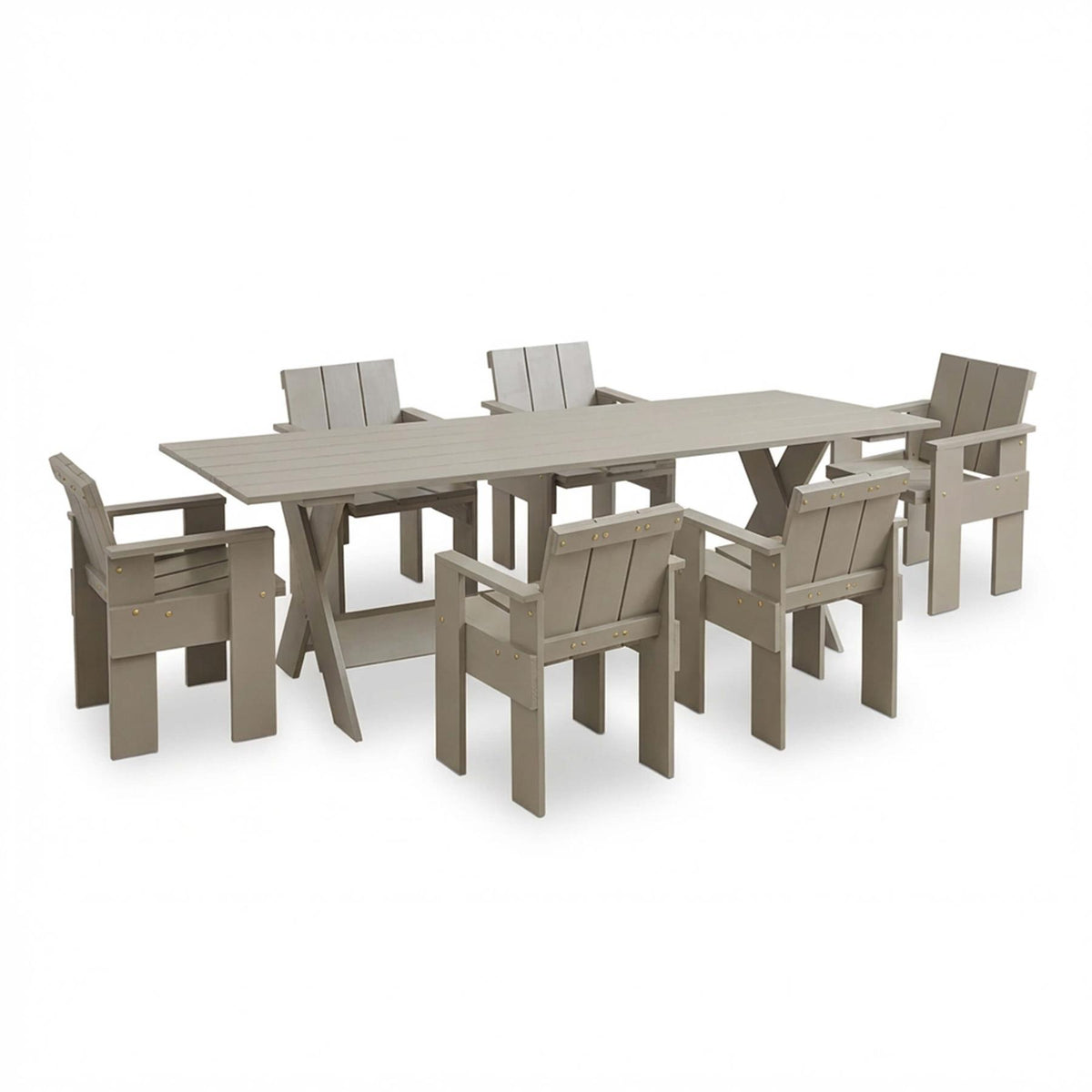 HAY Crate Garden Dining Set - Large - Curated by Holloways of Ludlow