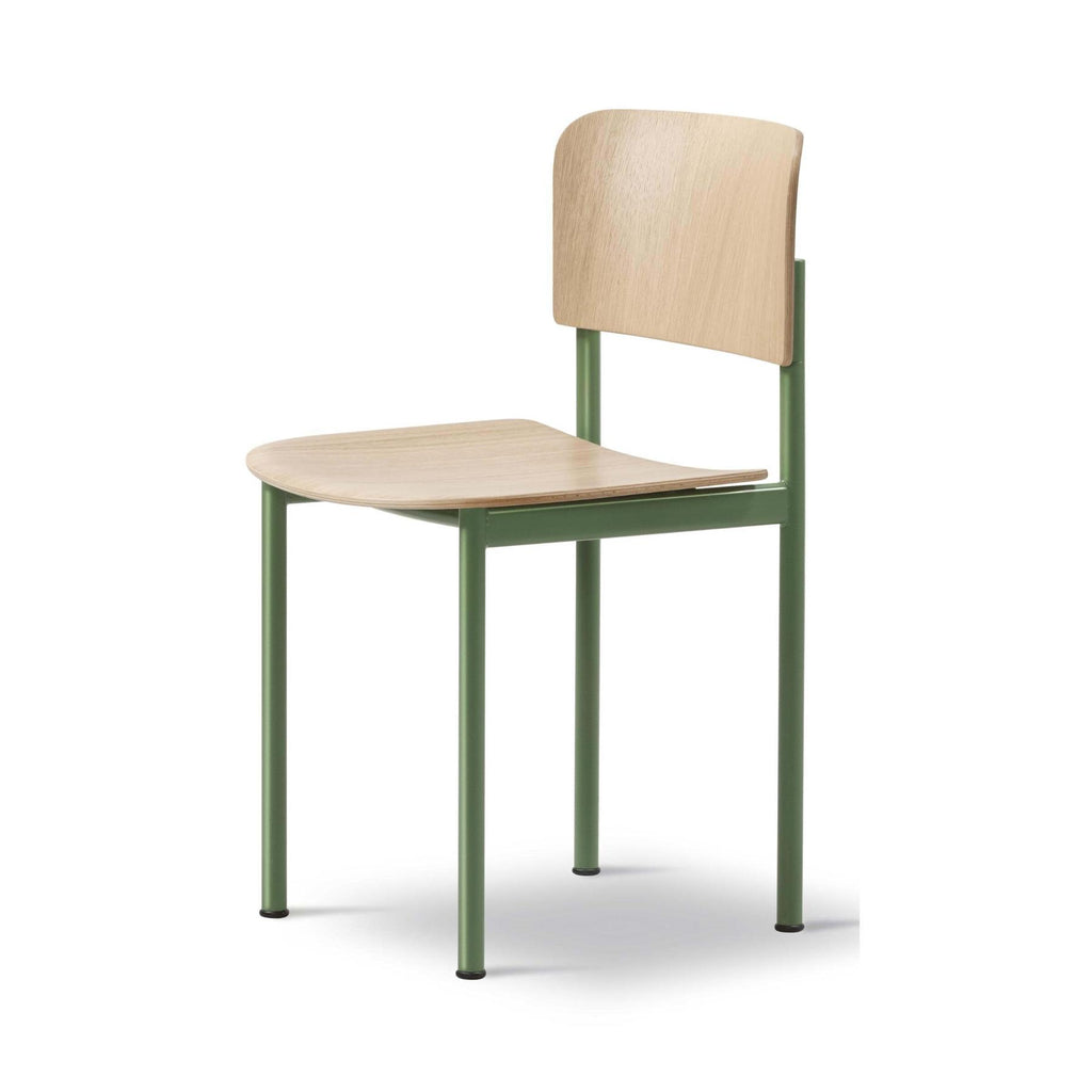 Fredericia Plan Dining Chair with Metal Legs