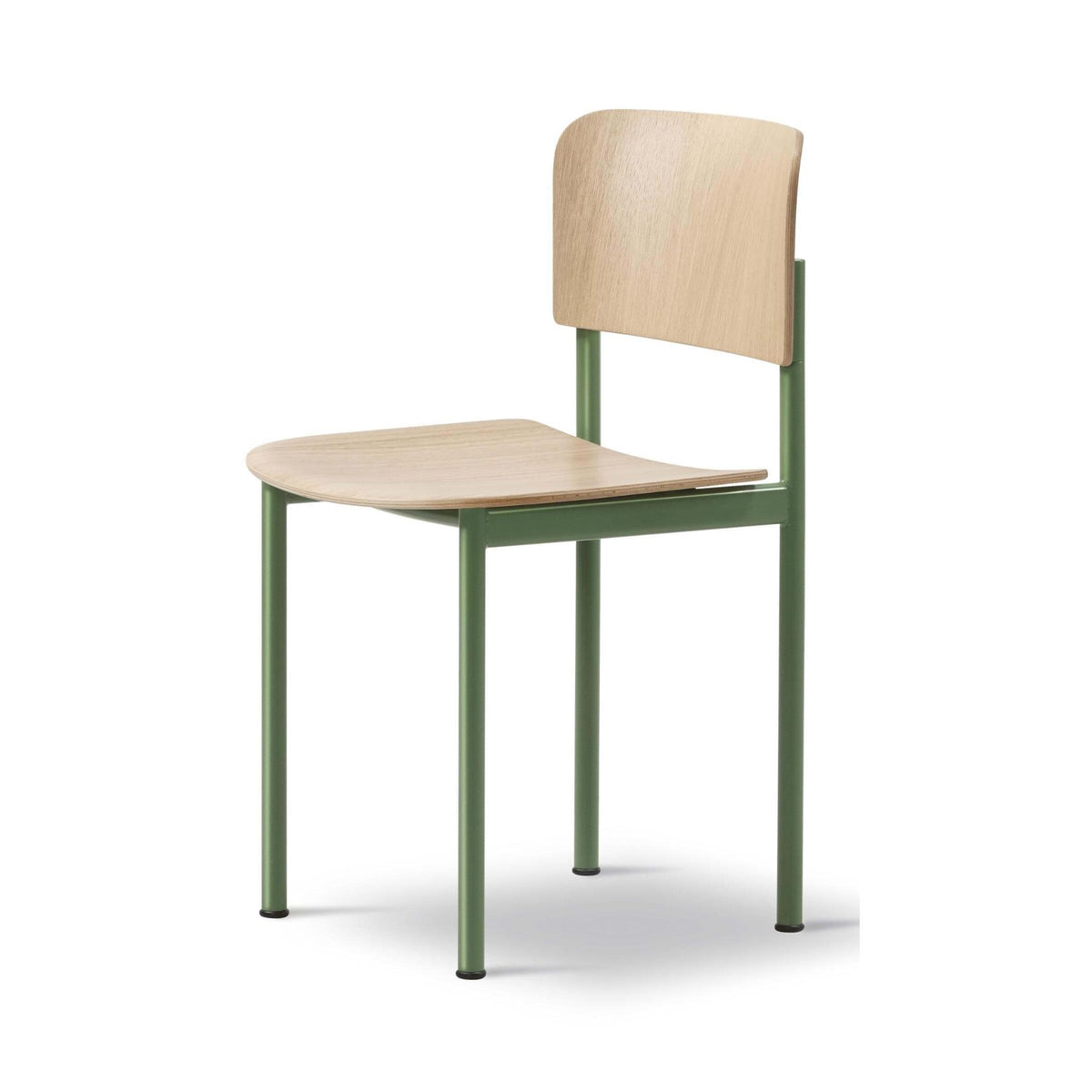 Fredericia Plan Dining Chair with Metal Legs