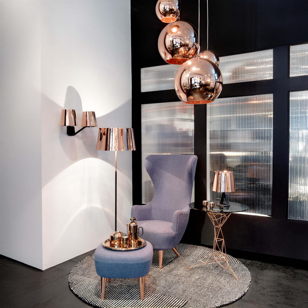 Tom Dixon Copper Round Pendant Light