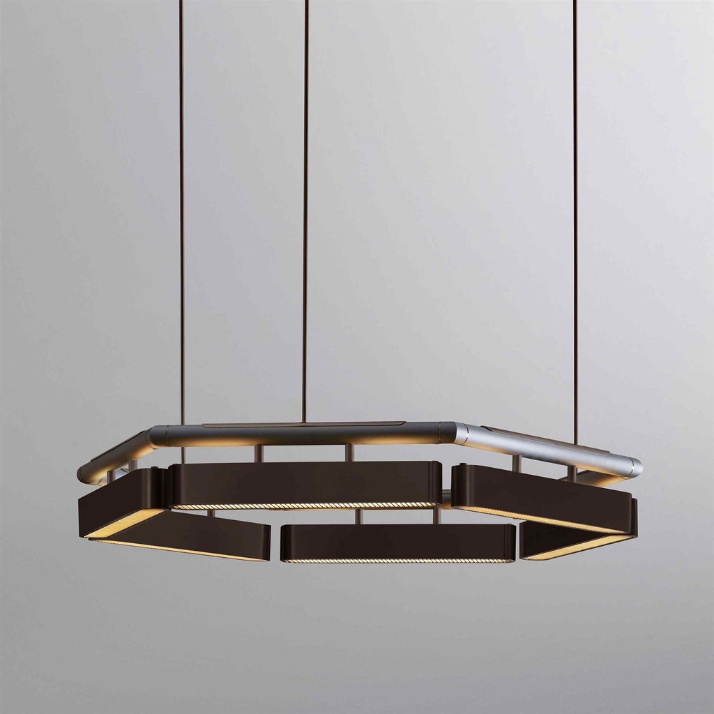 Bert Frank Colt Hexagon Chandelier