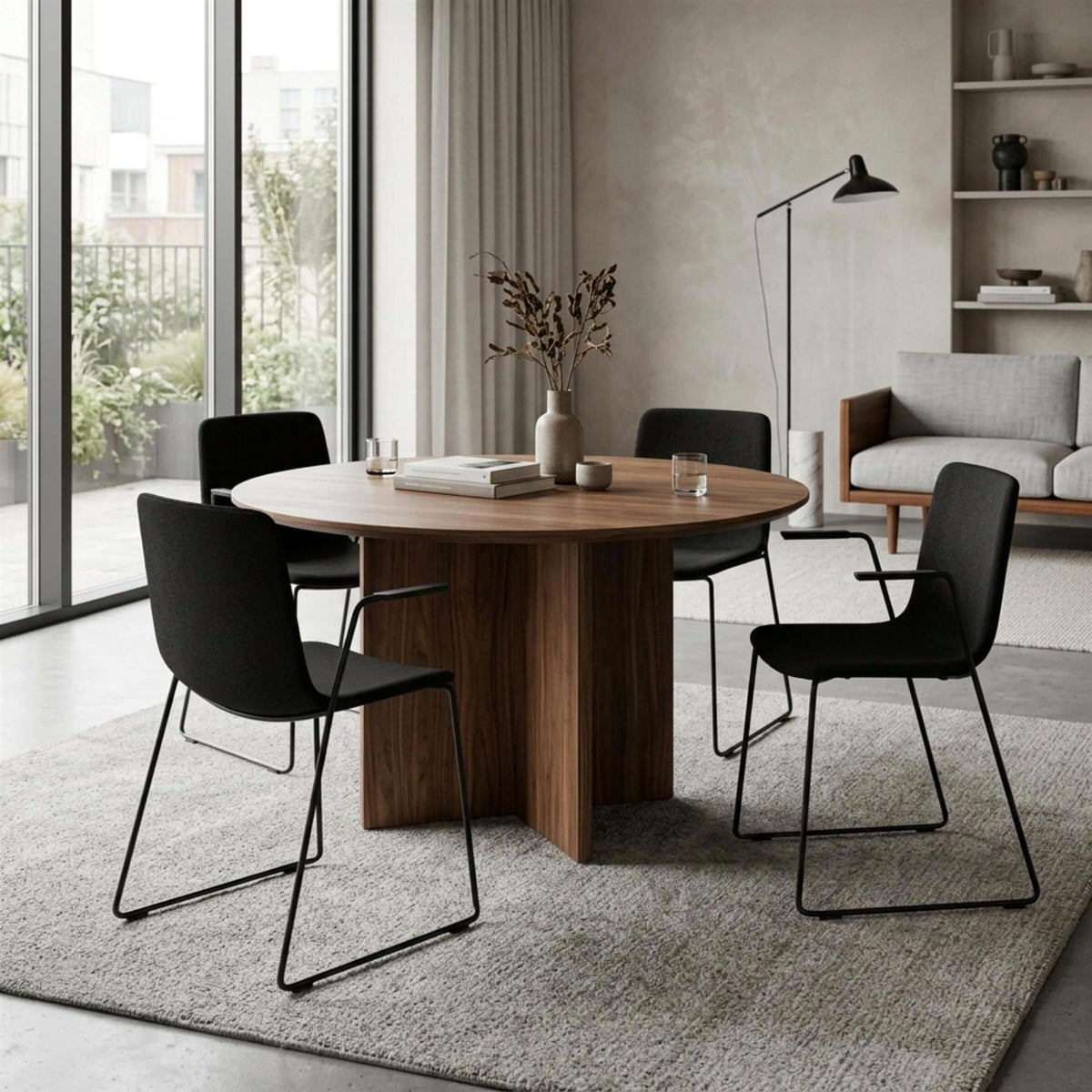 Fredericia Pato Sledge Armchair, Fully Upholstered