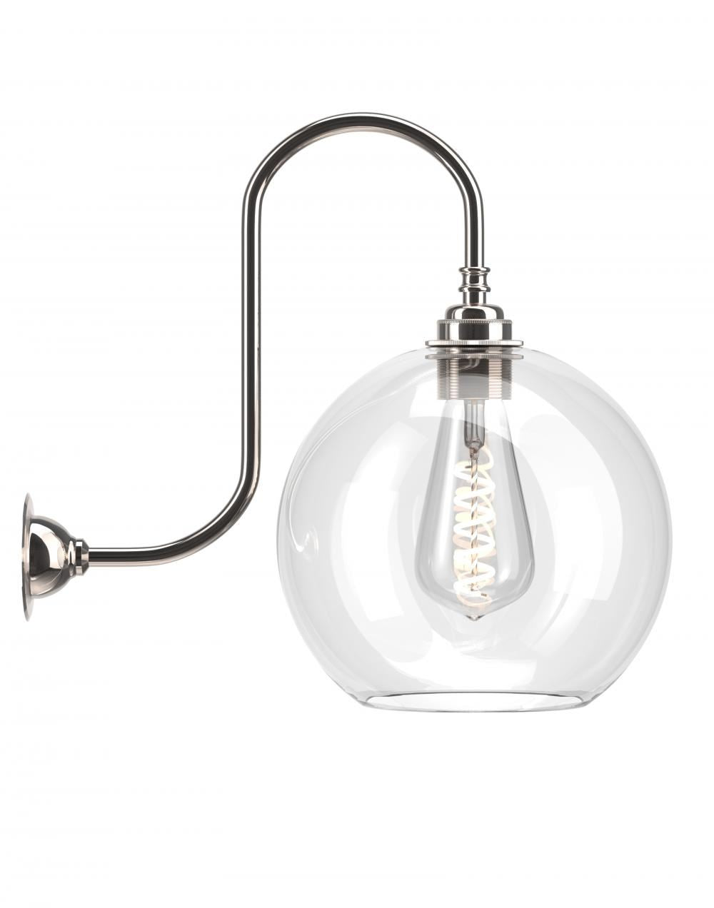 Fritz Fryer Hereford Swan Neck Bathroom Wall Light