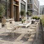 HAY Palissade Cord Garden Dining Set - Small - Curated by Holloways of Ludlow