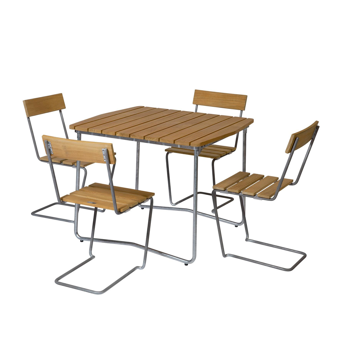 Grythyttan Stålmöbler Outdoor Dining Set - Small - Curated by Holloways of Ludlow