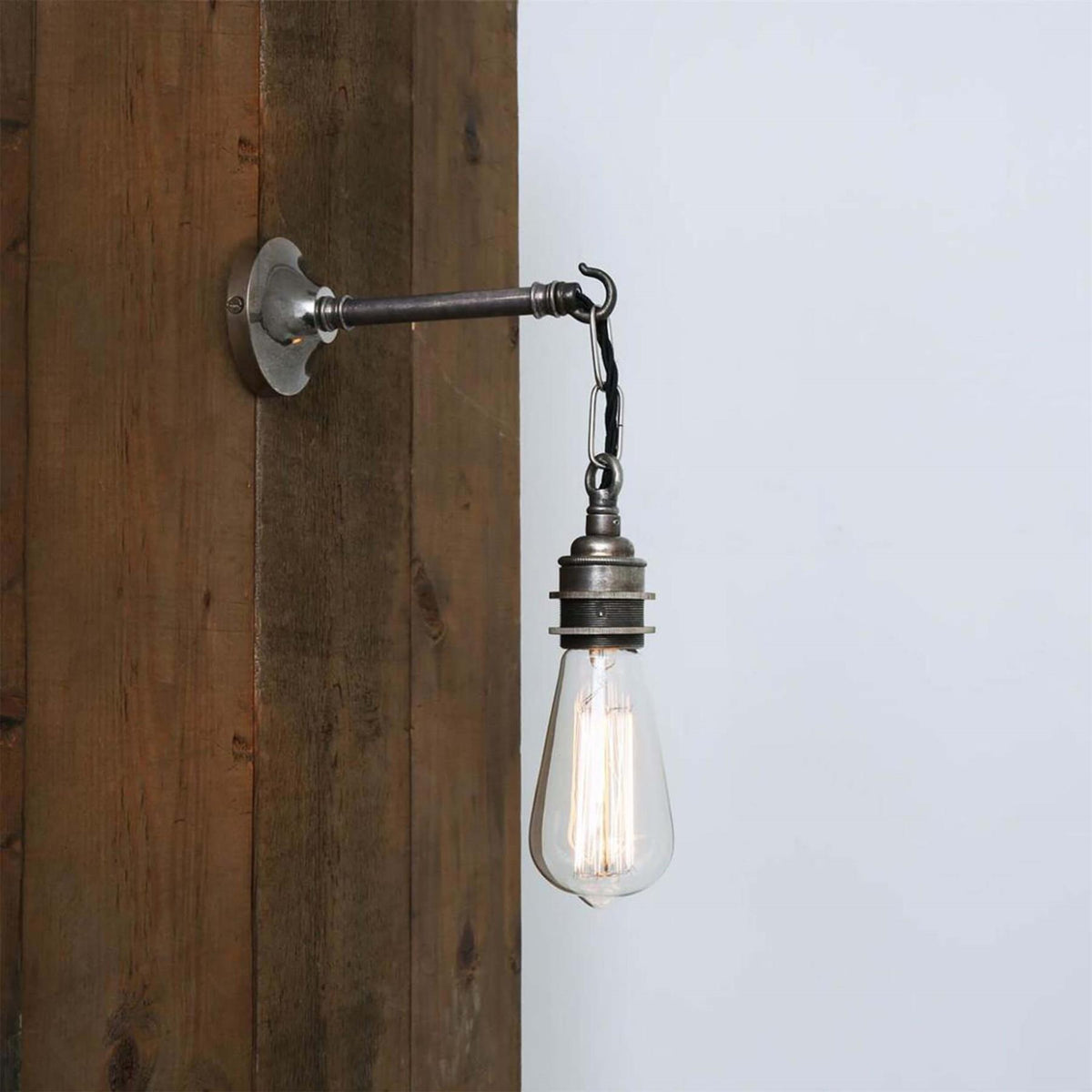 Mullan Lighting Prei Industrial Bare Bulb Wall Light
