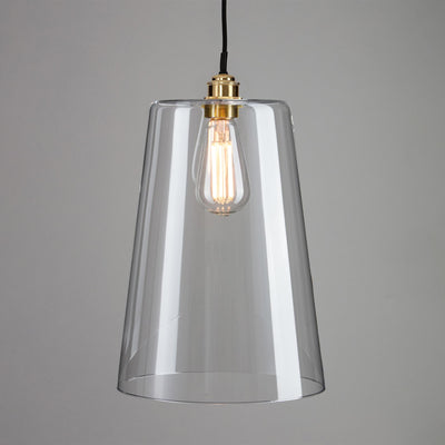 Outlet Old School Electric - Bathroom Version : Tapered Blown Glass Pendant