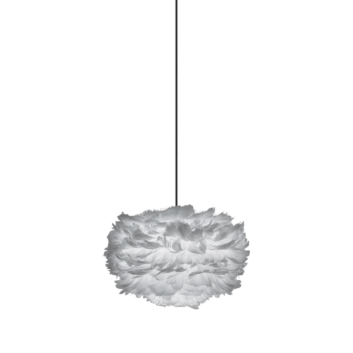 Outlet Umage Eos Pendant Light - Mini, Light Grey, Black Cord Set