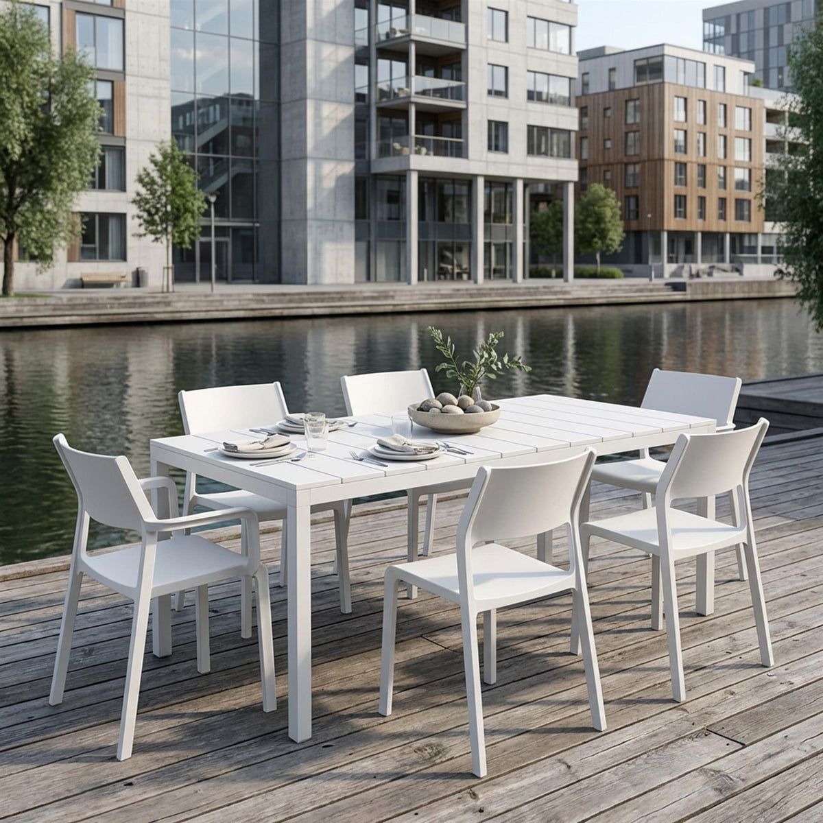 Nardi Trill Outdoor Dining Set - Large - Curated by Holloways of Ludlow