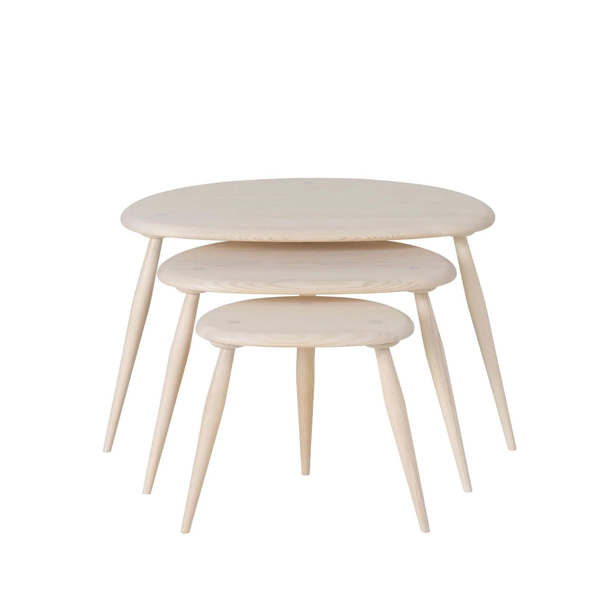 Ercol Pebble Nest of Tables