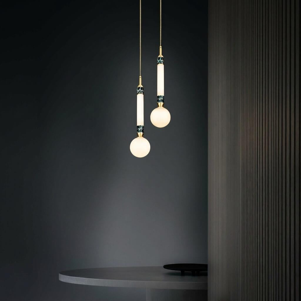 Marc Wood Greenstone Pendant Light