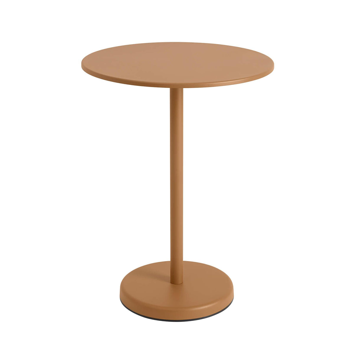 Muuto Linear High Round Steel Garden Cafe Table
