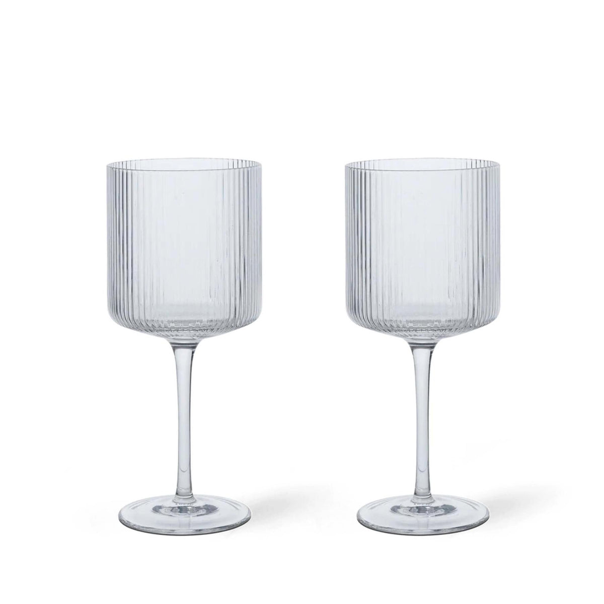 Ferm Living Ripple Red Wine Glasses - Set of 2