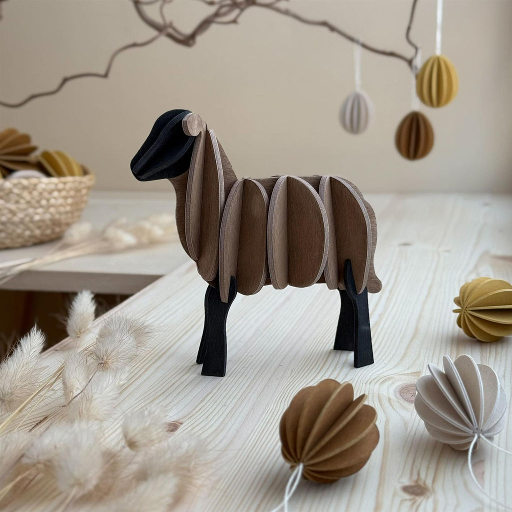 Lovi Wooden Lamb Decoration