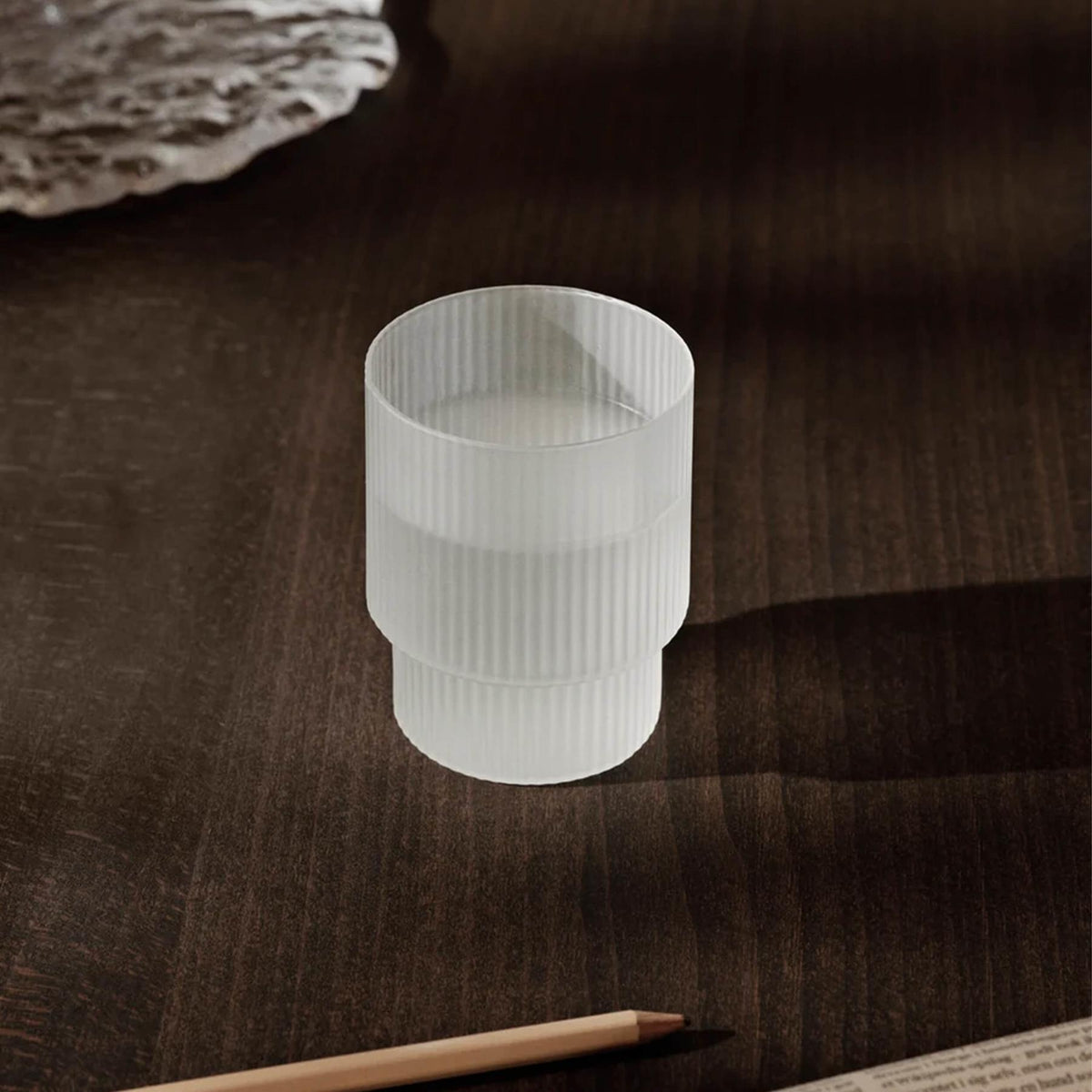 Ferm Living Ripple Glasses - Set of 4 & Carafe Gift Set