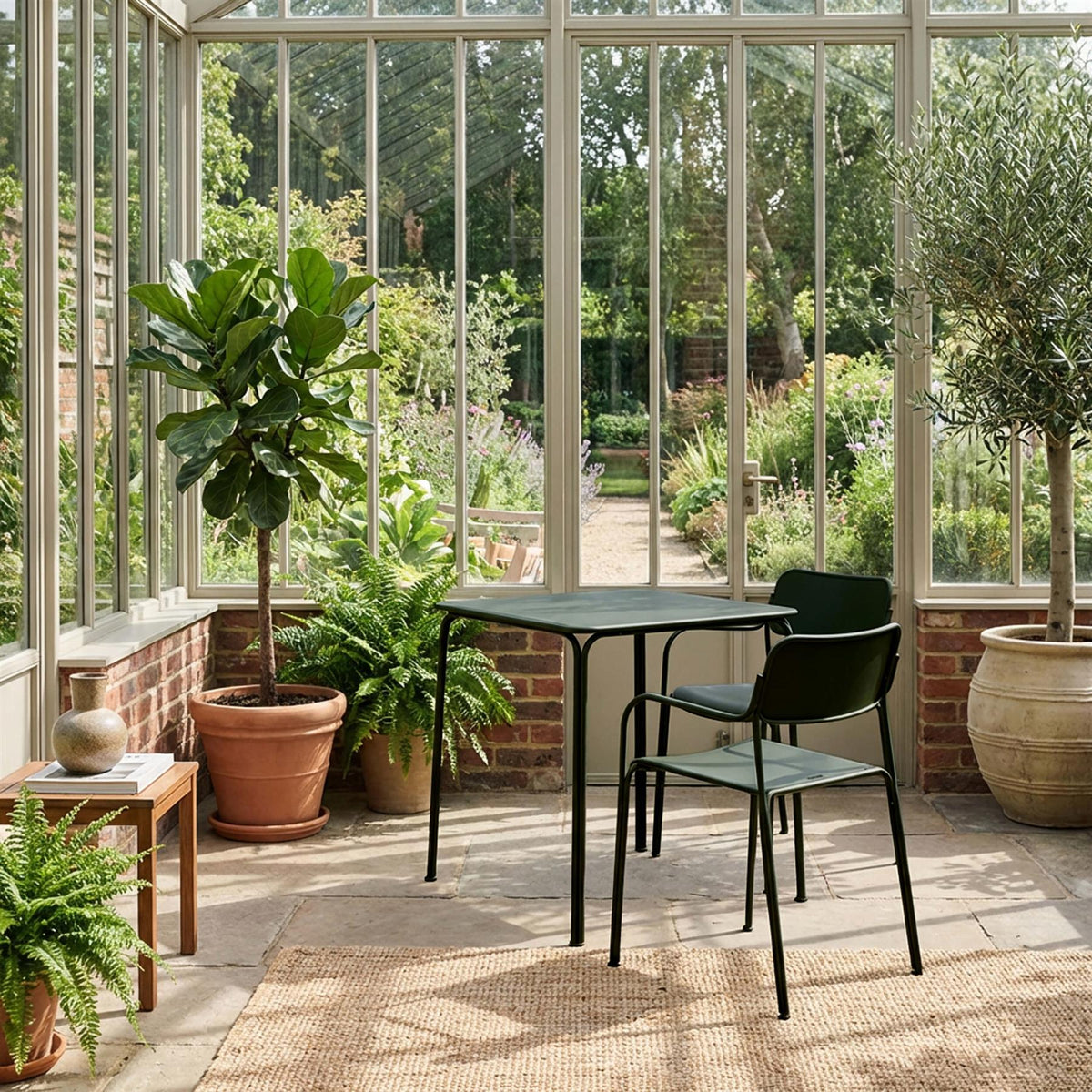 Grythyttan Stålmöbler Conservatory Dining Set - Curated by Holloways of Ludlow