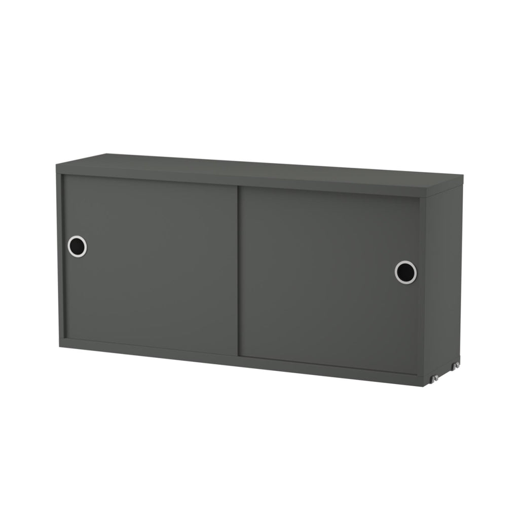 String Furniture String Cabinet with Sliding Doors