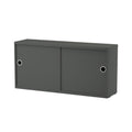 String Furniture String Cabinet with Sliding Doors
