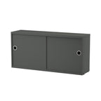 String Furniture String Cabinet with Sliding Doors