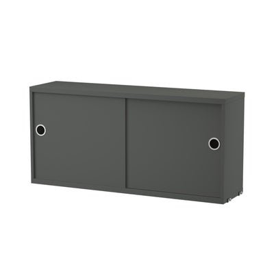 String Furniture String Cabinet with Sliding Doors