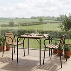 Normann Copenhagen Vig Wood Balcony Furniture Set - Curated by Holloways of Ludlow