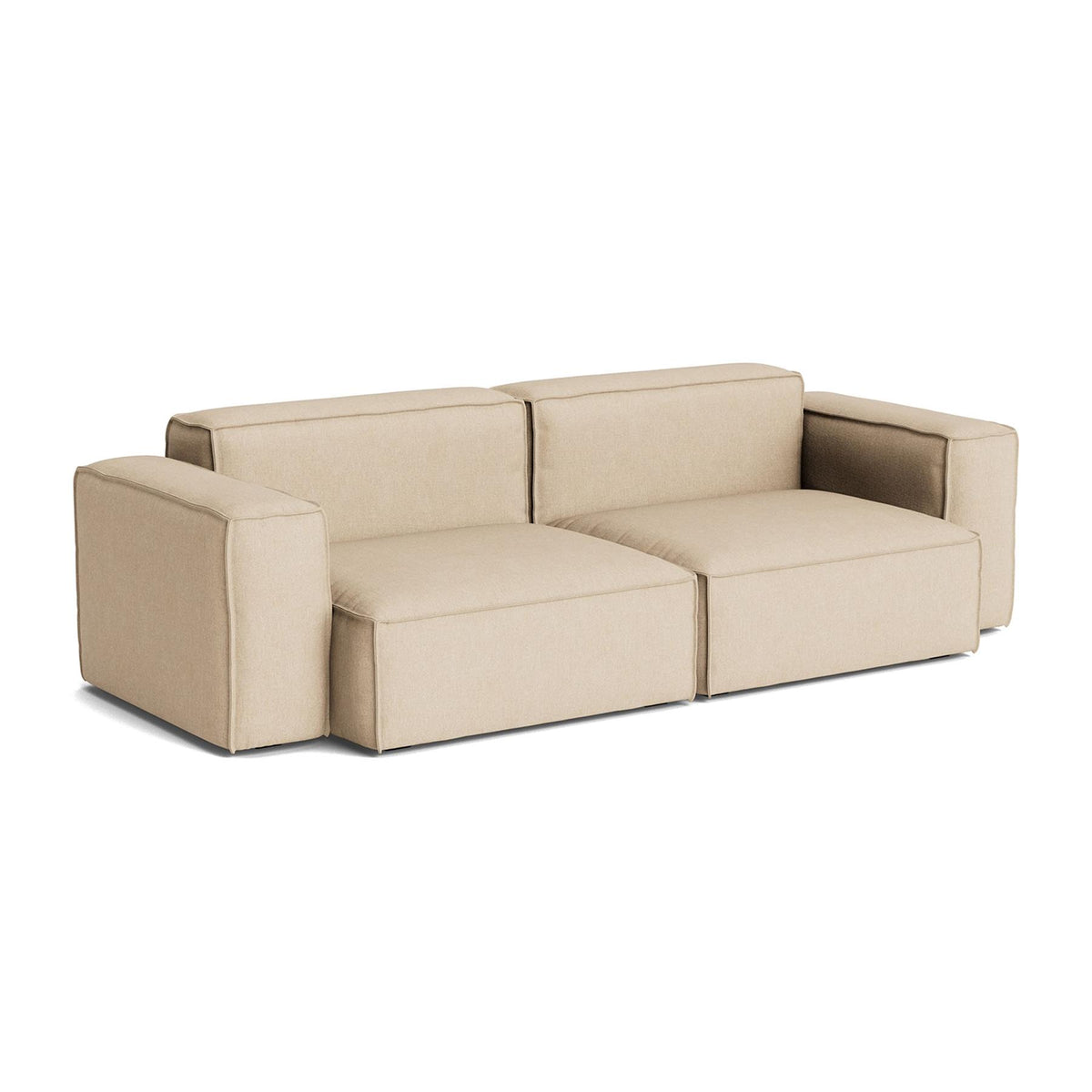 HAY Mags Soft 2+ Seater Sofa Low Armrest with Removable Cover Combination 1