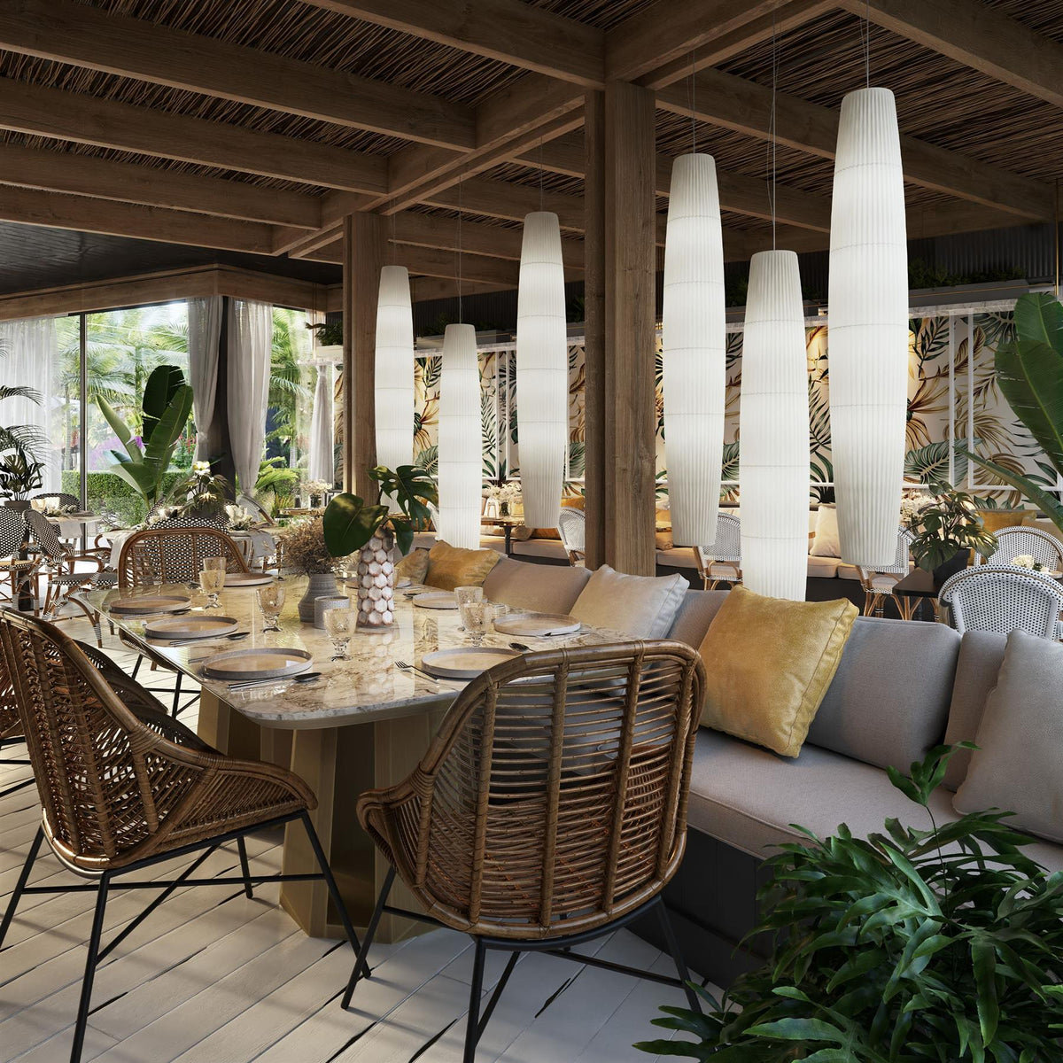 Bover Maxi P 180 Outdoor Floor Lamp