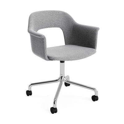 HAY Layout Armchair 264 with 4 Star Arc Swivel Wheel Base