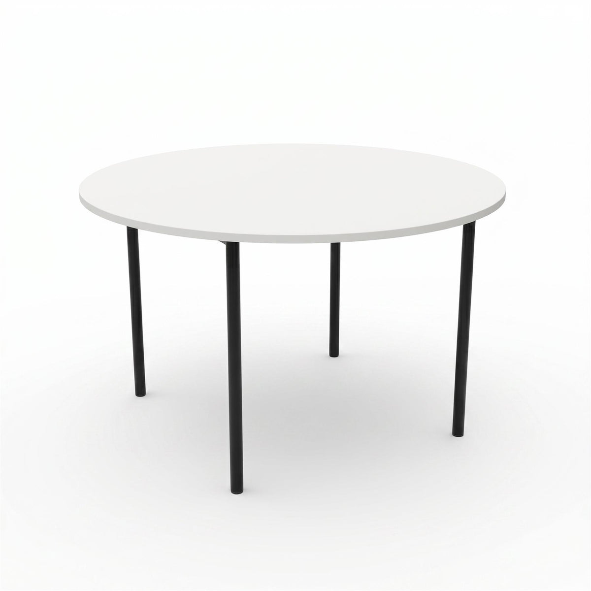 Andersen Furniture Tube Wood Round Folding Table