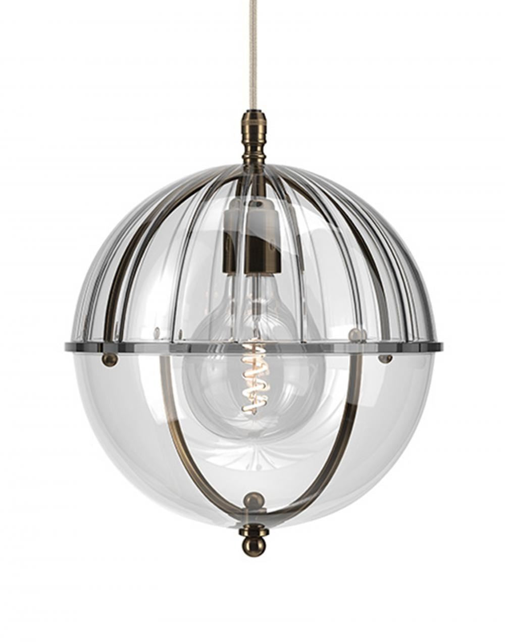 Fritz Fryer Grafton Globe Pendant Light