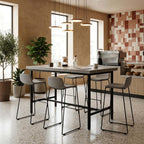 Fredericia Pato Sledge Bar Stool, Fully Upholstered