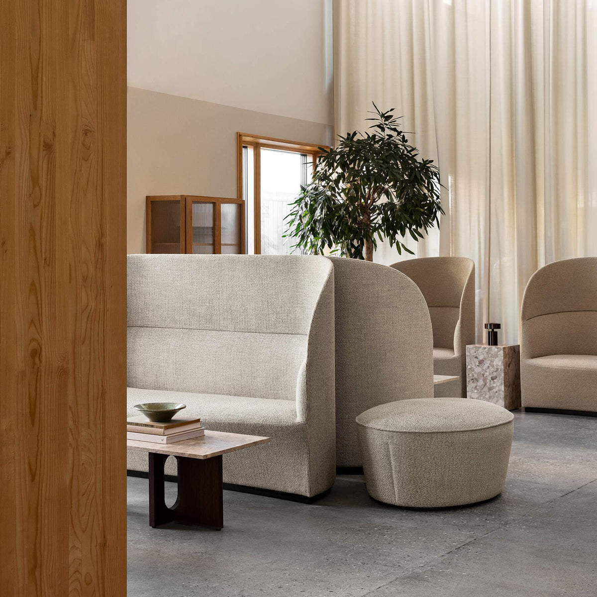 Audo Copenhagen Tearoom High Back 3 Seater Sofa