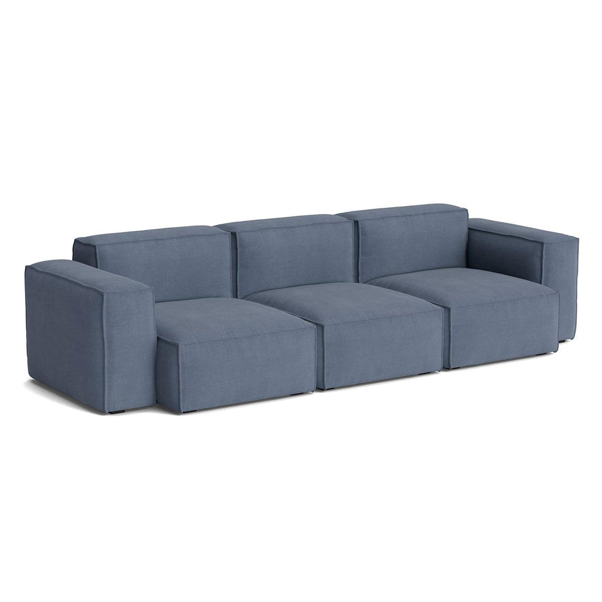 HAY Mags Soft 3+ Seater Sofa Low Armrest with Removable Cover Combination 1