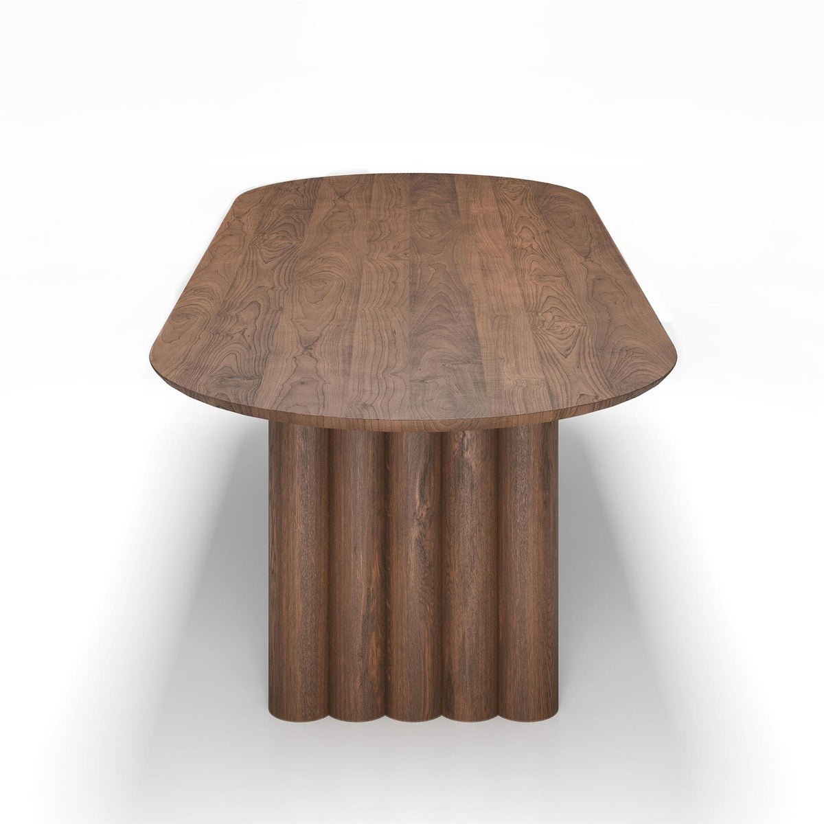 DK3 Plush Extendable Dining Table - 4cm Thick Table Top, Oval