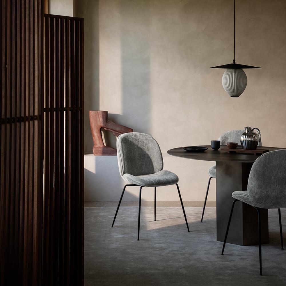 GUBI Beetle Fully Upholstered Dining Chair Bundle Set
