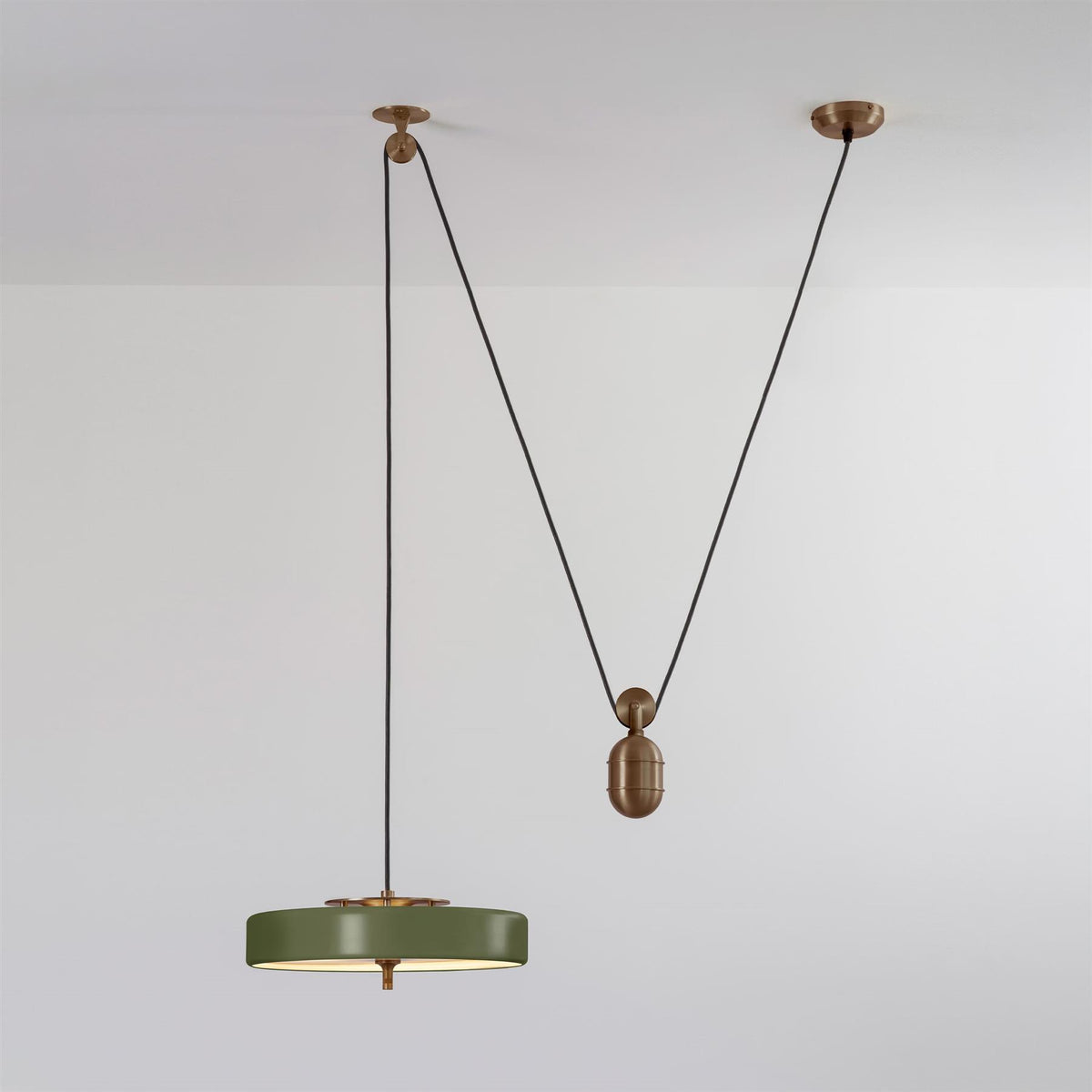Bert Frank Revolve Rise And Fall Pendant Light