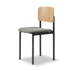 Fredericia Plan Dining Chair with Upholstered Seat